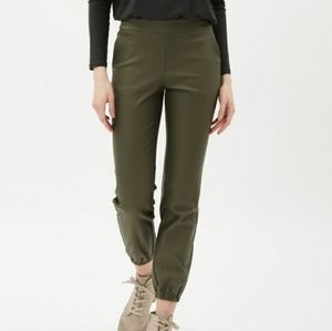 I love tyler madison (iltm) army green waxed jogger,  size L.